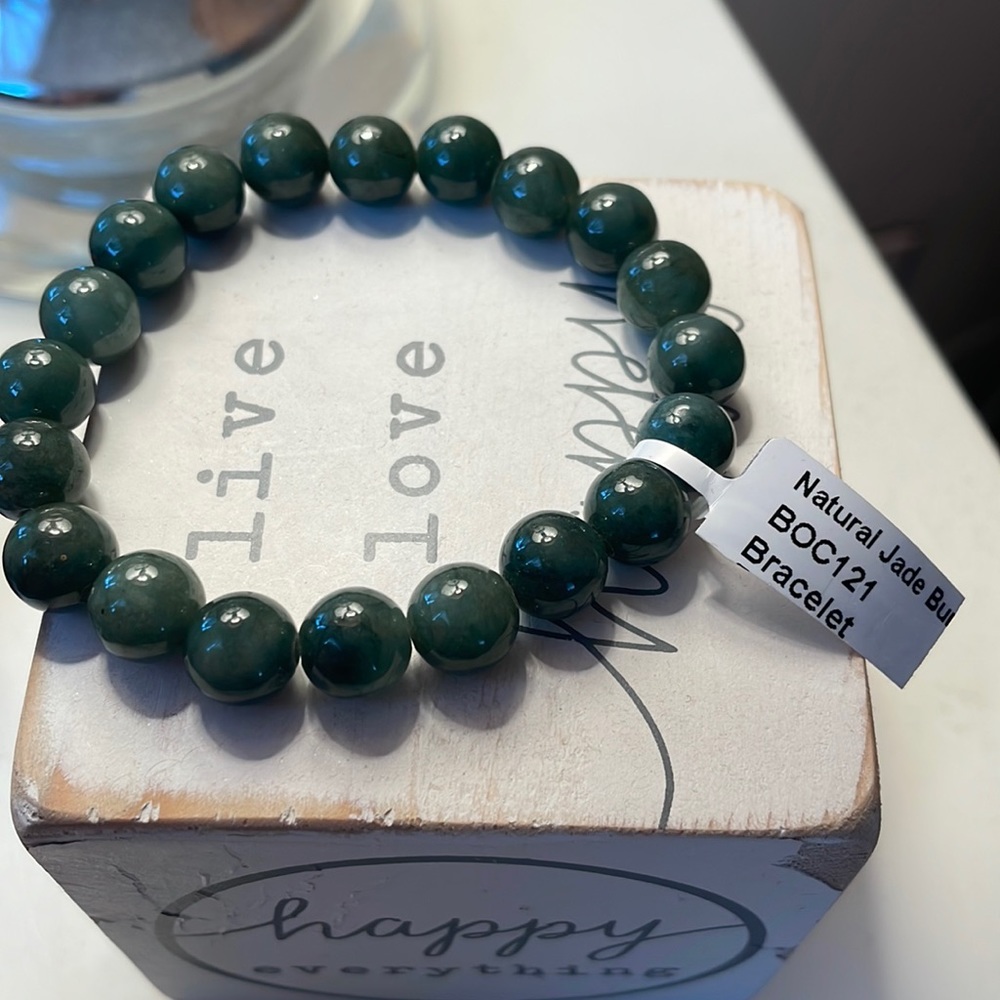 Natural Imported Genuine Burma Jade Bracelet